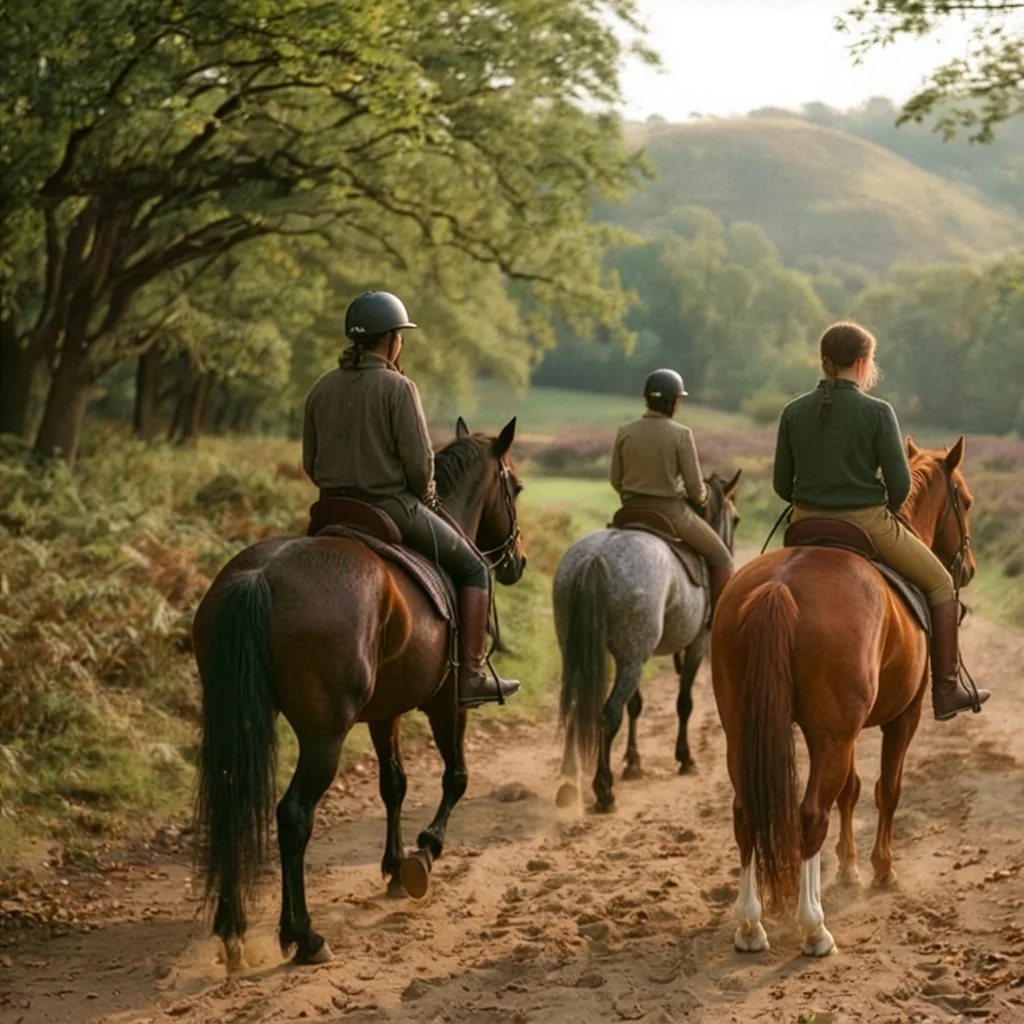 Balade à cheval en Corrèze, autour de Saint-Germain-les-Vergnes